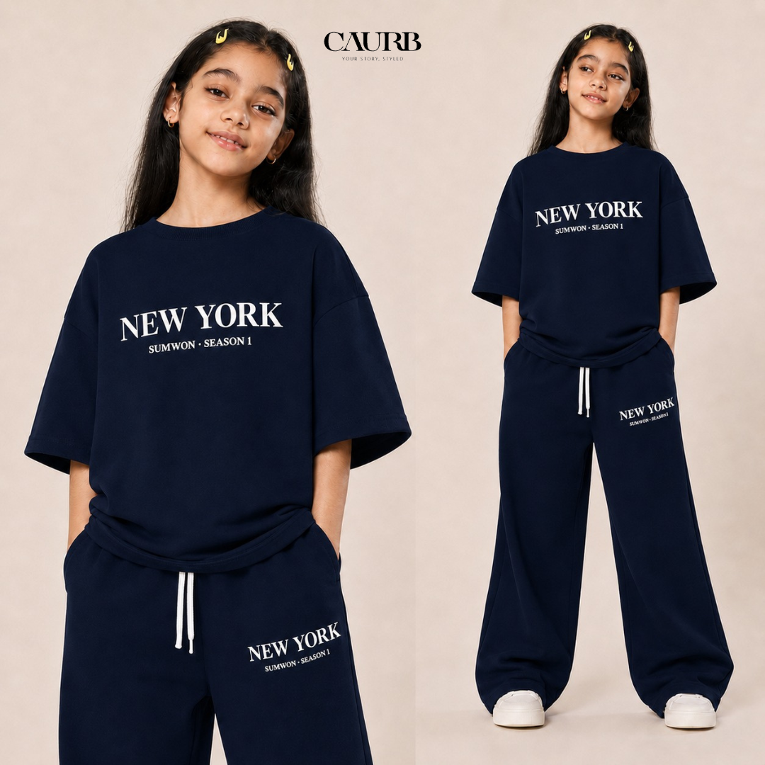 Ensemble Décontracté 2 Pièces (T-Shirt Ample + Pantalon Confort)