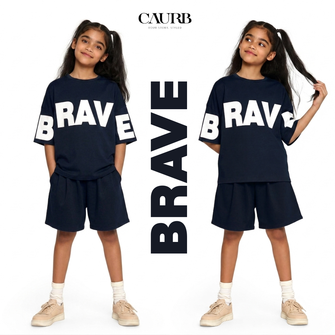 🌟 Ensemble BRAVE Enfant – Style & Confort pour l'Été 🌟