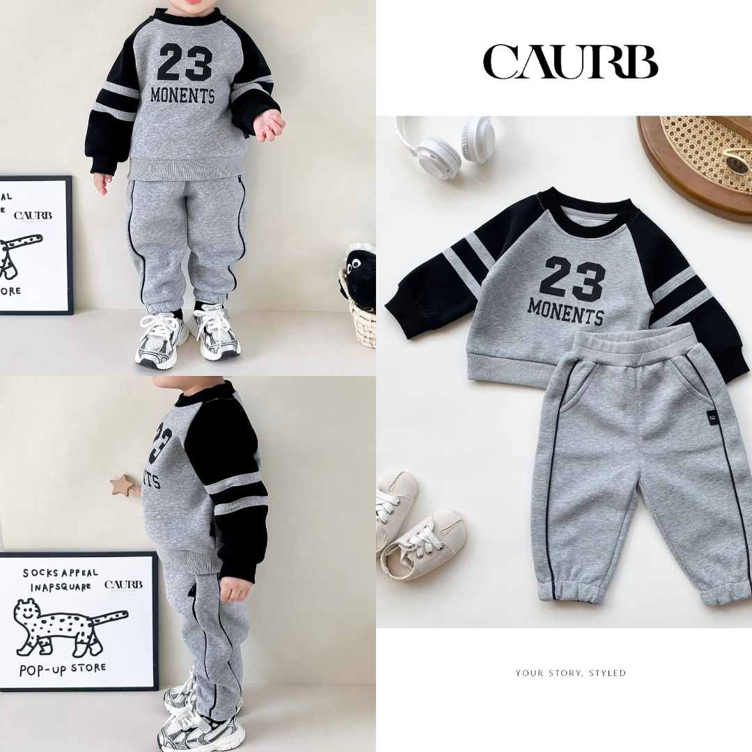 Ensemble d’hiver pour enfants – Tissu molletonné turc de haute qualité ❄️