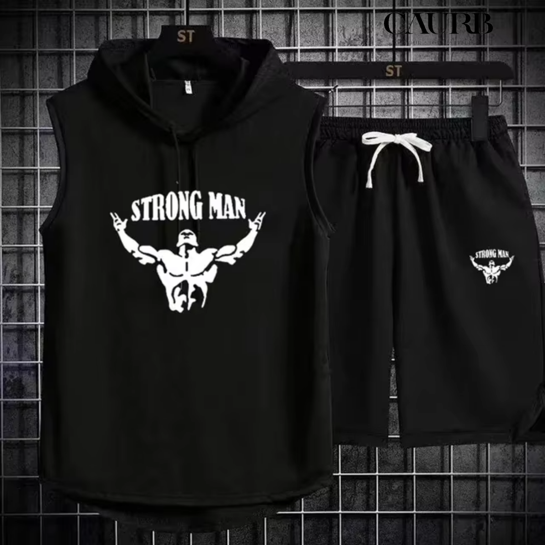 Ensemble Sport "STRONG MAN – POWER MODE" 💪🔥 | Force, Style & Performance